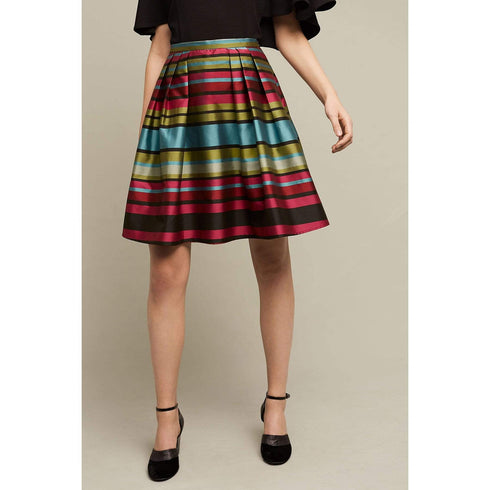 Stripe Taffeta Skirt